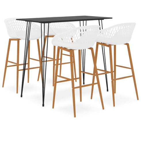 Swen Studio -  5 Piece Bar Set Black and White